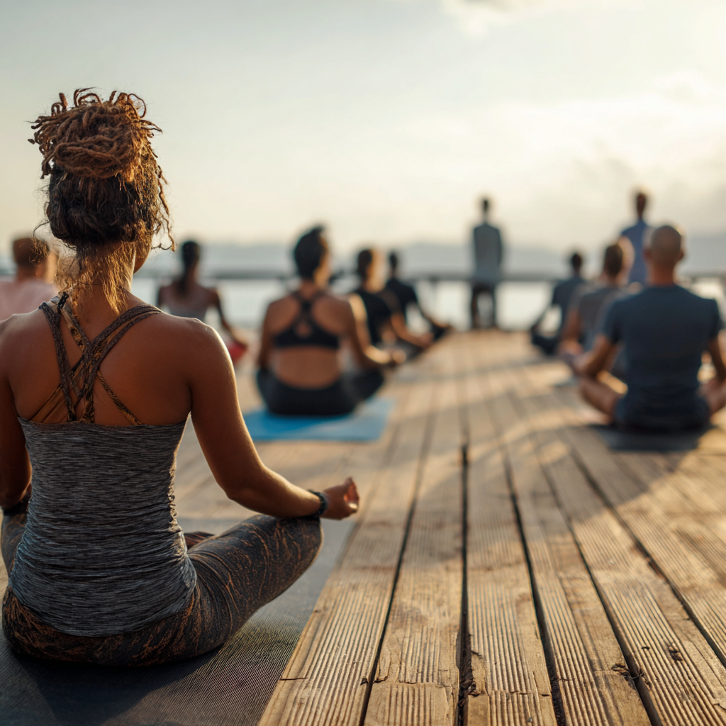 Групове заняття йогою